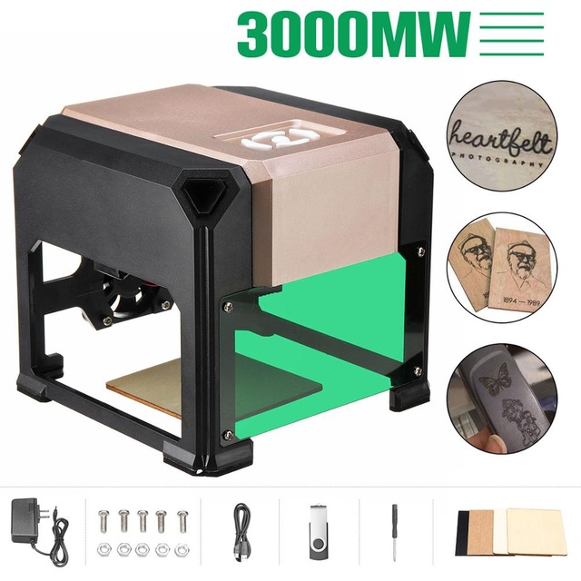 Mini USB 3000MW CNC Laser Engr - Mini Laser Engraver Cnc Router review and price